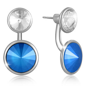 Krystal Couture Precious Duo Drop Earrings Embellished with SWAROVSKI® Crystals