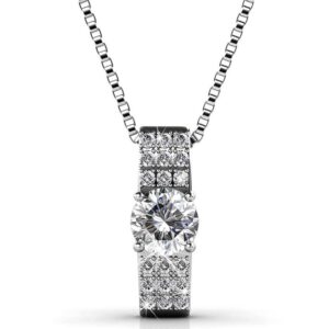 Krystal Couture Designer Pendant Necklace Embellished with SWAROVSKI® Crystals