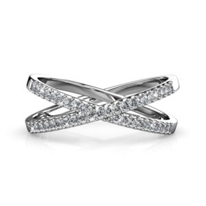 Krystal Couture Synergy Ring Embellished with SWAROVSKI® Crystals